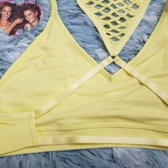 VS Fisnet Racerback Seamless Bralette Top Small - Picture 5 of 5